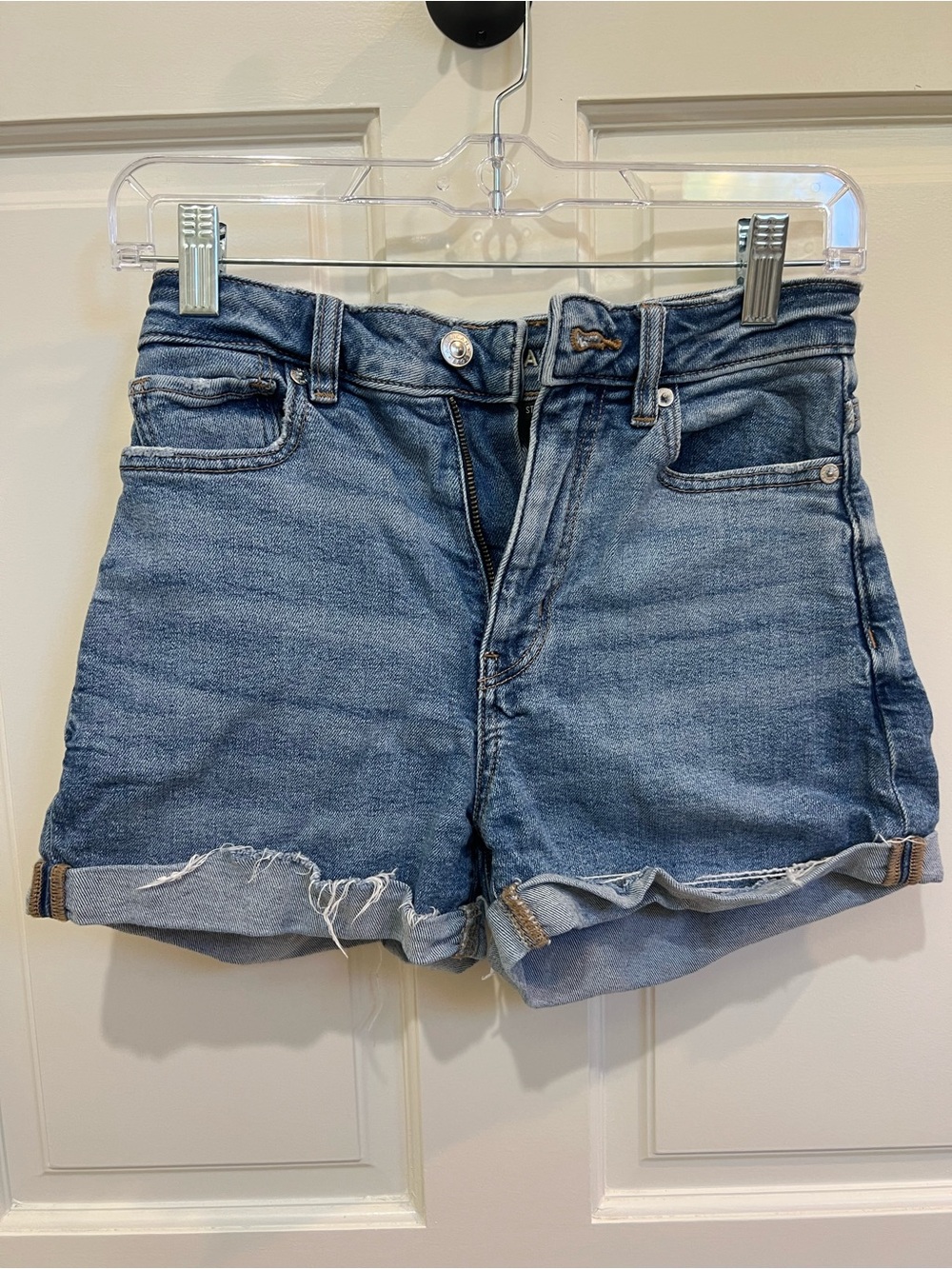 American Eagle High-Rise Blue Denim Women’s Shorts